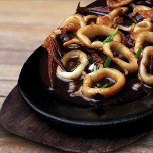 Bob Marlin Restaurant Sizzling Pusit